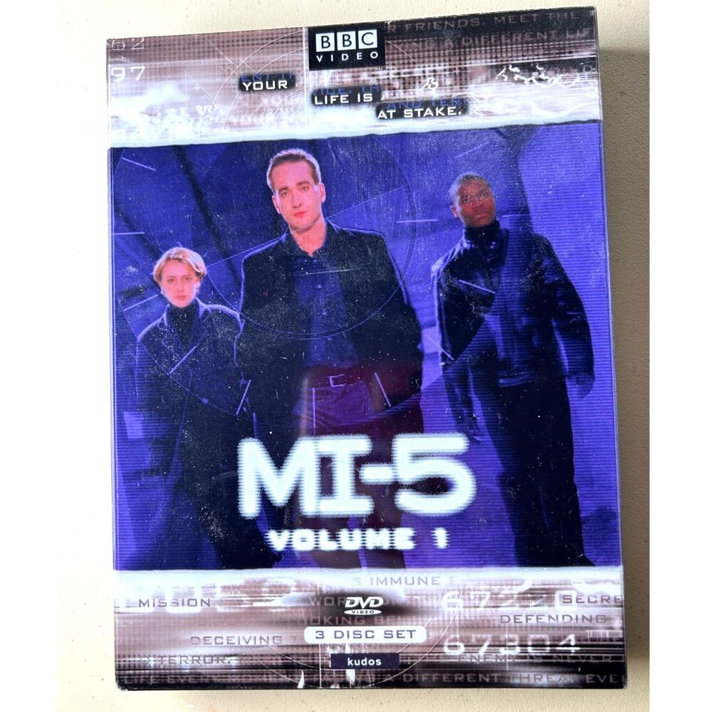 BBC America MI-5 Volume 1 with slipcover 3 discs
